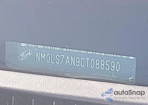 2012 Ford Transit Connect Xl z USA, uszkodzony, nr VIN NM0LS7AN9CT088590